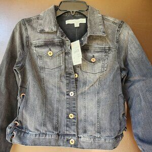 NWT Cato Denim Jean Black Jacket XS